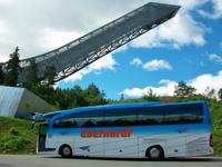 Unser Reisebus am Holmenkollen 