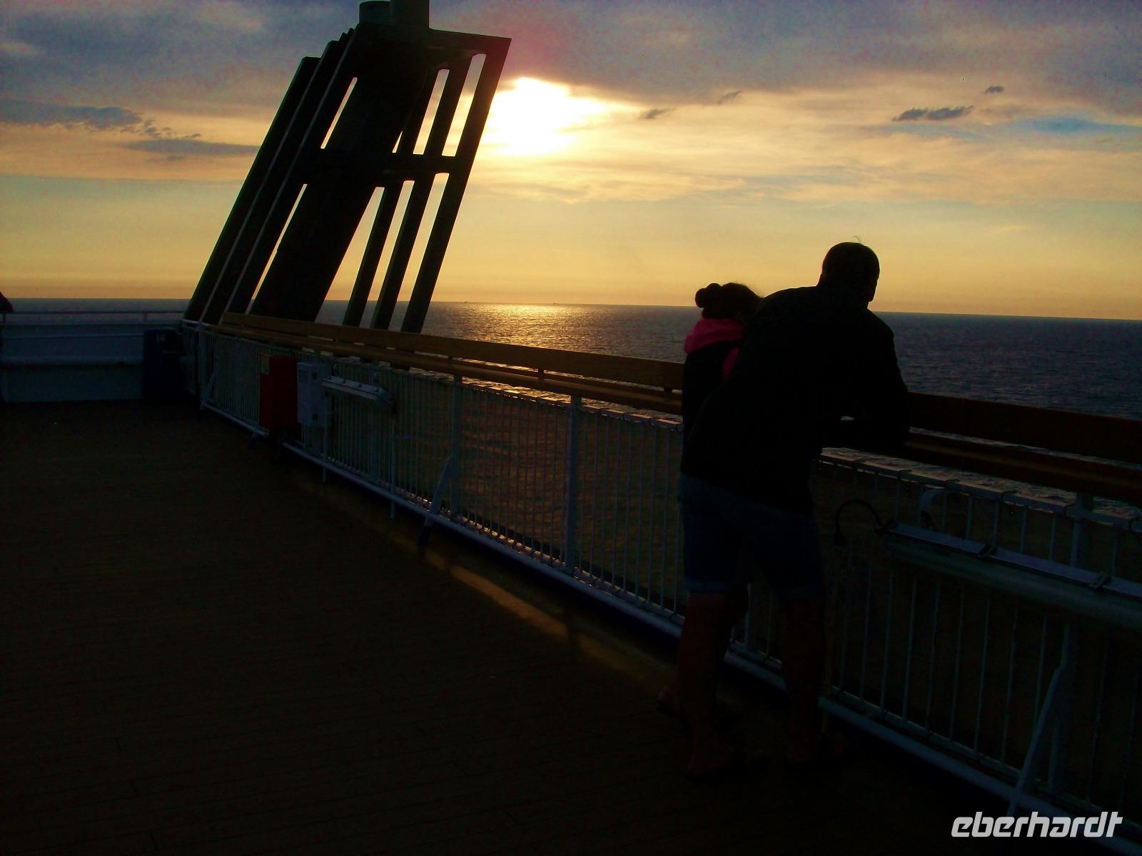 Auf der Fähre nach Kiel