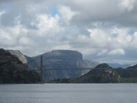 Brücke über den Lysefjord