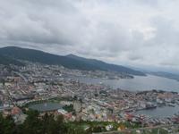 Blick über Bergen vom Hausberg