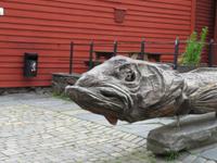 Brygge Schnitzereien