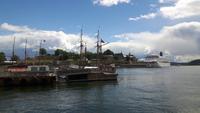 Oslo - Oslofjord mit Festung Akershus