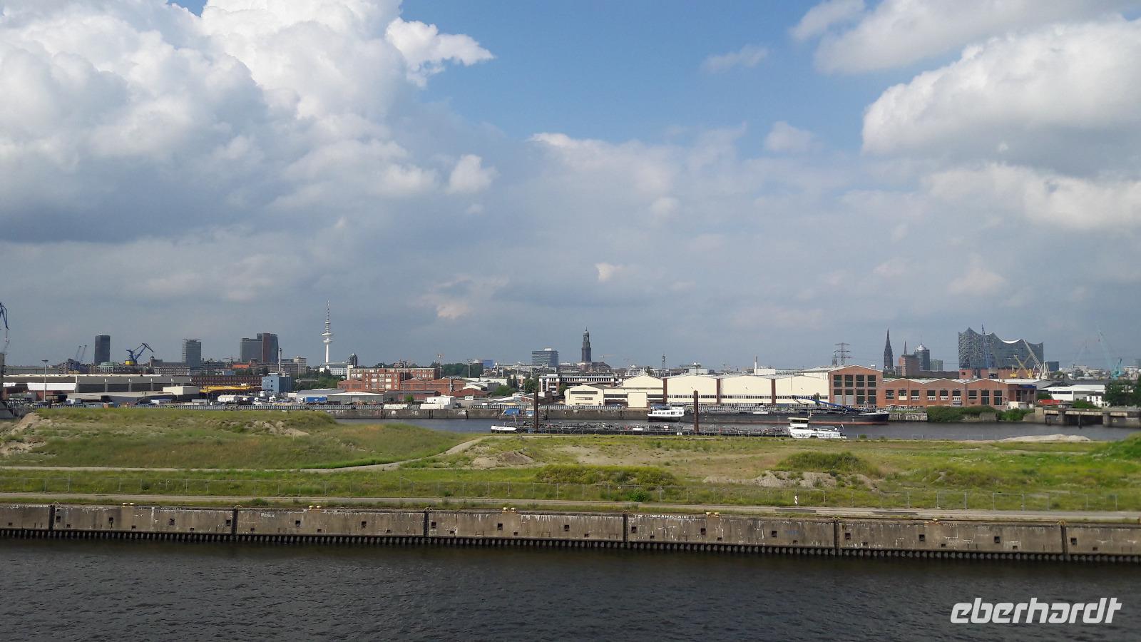 Blick auf Hamburg