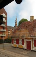 Im Hintergrund Saviours Church