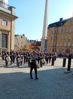 Stockholm Wachablösung am Schloßplatz