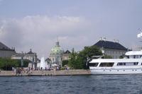 Kanalfahrt in Kopenhagen (Schloßplatz mit Marmorkirche)