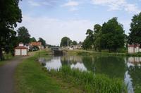 Schleusen des Göta-Kanals in Berg