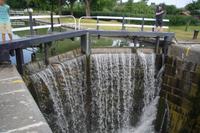 Schleusen des Göta-Kanals in Berg