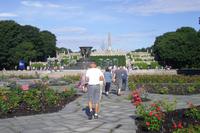 Spaziergang durch den Vigelandpark