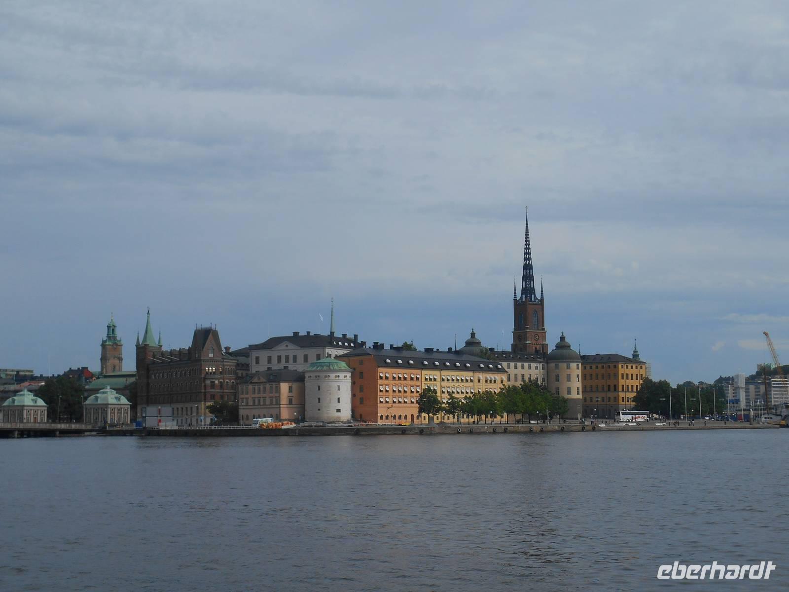 Stadtrundfahrt in Stockholm (Blick auf Gamle Stan - Altstadt)