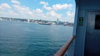 Ankunft im Hafen Helsingborg Schweden