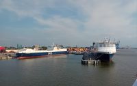 Hafeneinfahrt Klaipeda
