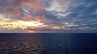 Sonnenuntergang auf der Fähre v. Göteborg nach Kiel