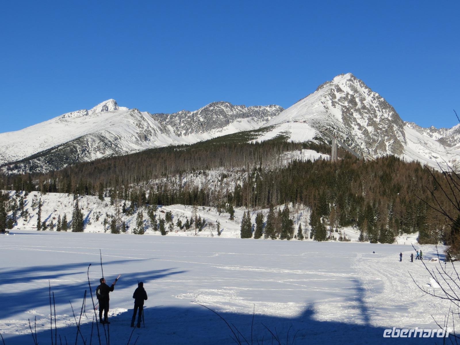 Strbske Pleso mit Krivan und Solisko