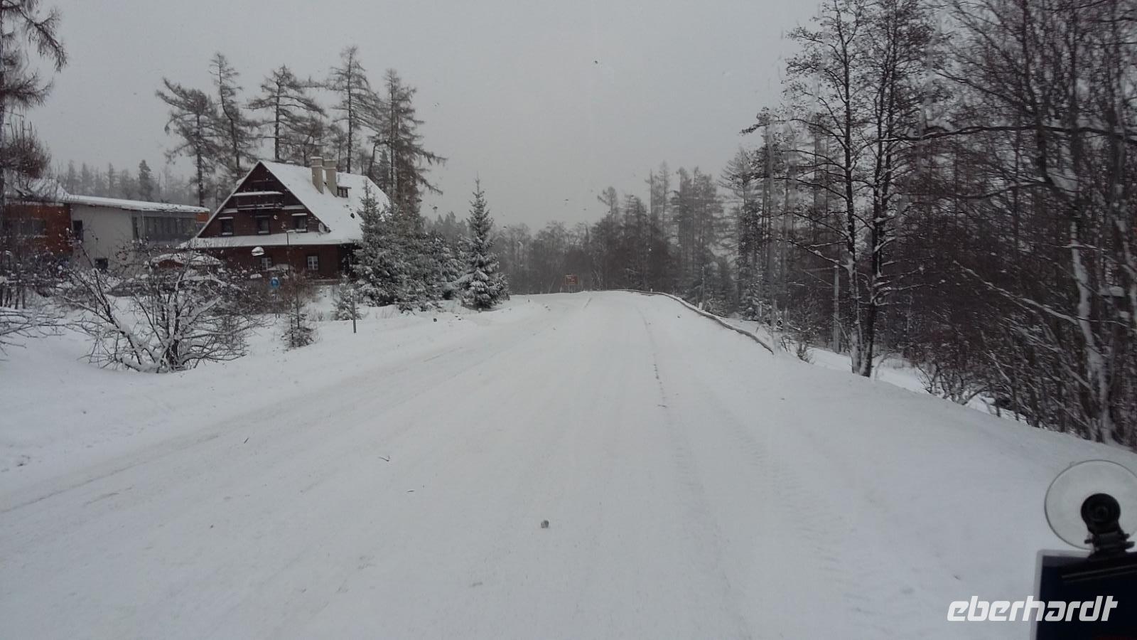 Wintereinbruch in der Hohen Tatra