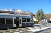 Tatrabahn in Tatranska Lomnica