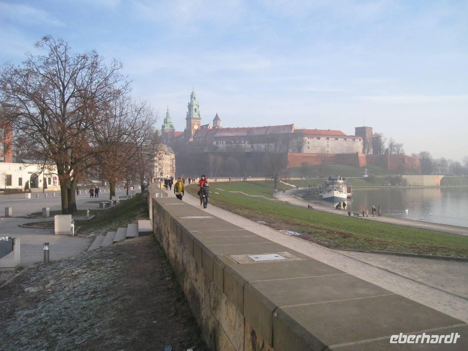 Krakau; Wawel vomWeichselufer