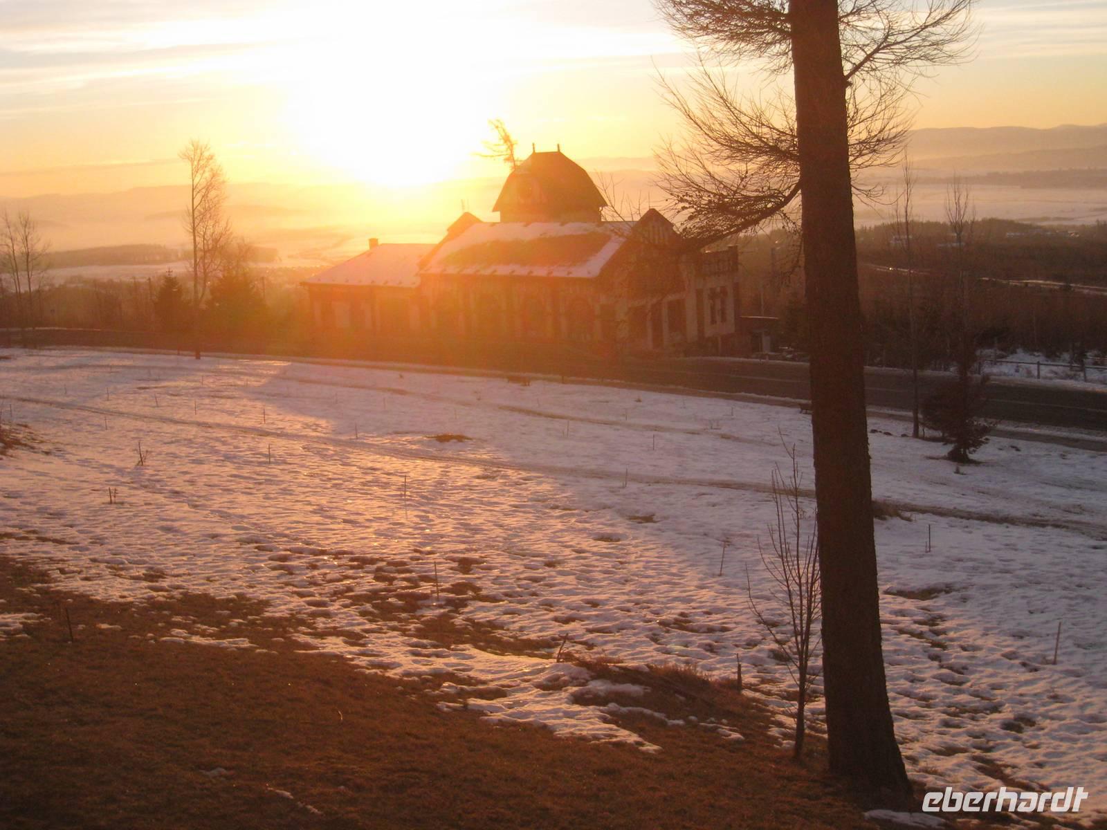 Sonnenaufgang im Land unter der Hohen Tatra