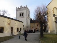 Kezmarok: katholische Kirche mit Renaissanceturm