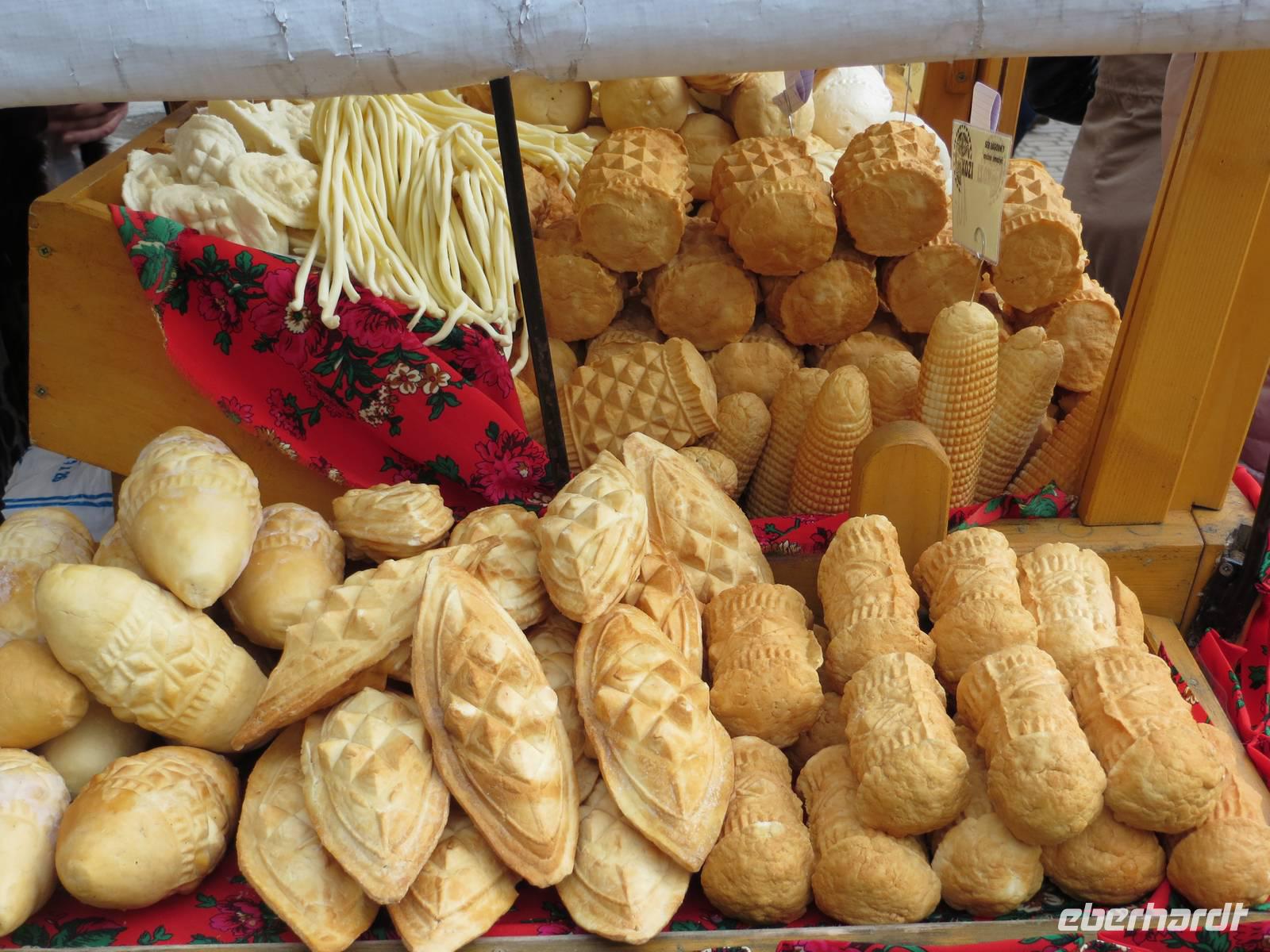 typischer Goralenkäse in Zakopane