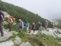 Aufstieg zum Predne Solisko