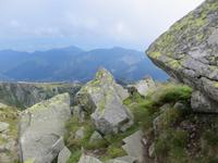 Blick vom Hauptkamm der Niederen Tatra