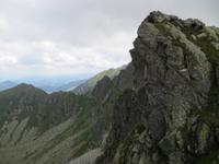 Blick vom Hauptkamm der Niederen Tatra