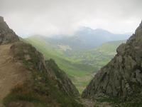 Blick vom Hauptkamm der Niederen Tatra