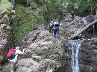 Aufstieg in den Diery der Mala Fatra