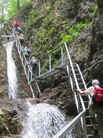 Aufstieg in den Diery der Mala Fatra