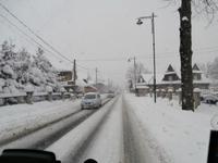 Rückfahrt im Winter