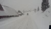 Wintereinbruch in der Hohen Tatra auf Rückreise