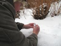 Wir bauen einen kleinen GlÜcksschneemann fÜr 2012