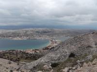 Blick auf die Stadt Pag