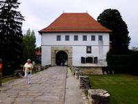 Eingang Burg in Varazdin