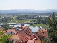 Blick von der Burg Ptuj