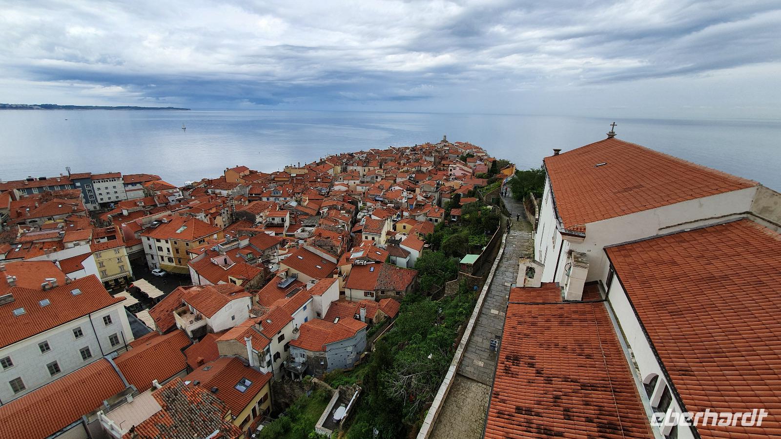 Piran - Blick auf den Pier