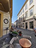 Kleine Gasse in Maribor, es ist recht leer heute 