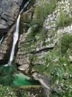 Slap Savica. Wasserfall im Nationalpark der Julischen Alpen