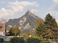 Panoramablick aus dem Hotel in Bovec