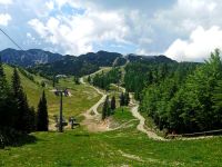 Das Vogelskigebiet in luftiger Höhe von über 1.500 Metern Höhe, Bohijn