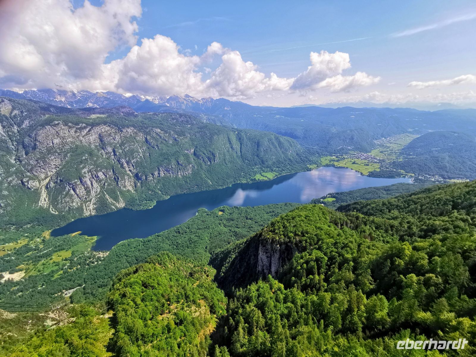 Bojinski jezero, Bohijnsee von oben