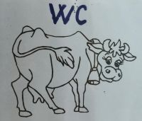 Auf unserem Käsehof ist selbst das WC ganz 