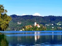 Bleder See mit Insel und Marienkirche