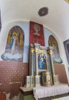 Die Fresken des slowenischen Malers Tone Kralj in der Kirche im Socatal