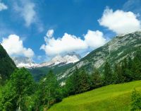 Der Triglav zeigt sich heut von seiner besten Seite