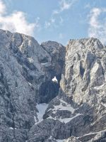 Das heidnische Mädchen, Felsbild auf dem Vrsic Paß