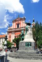 Kirche Maria Verkündigung in Ljubljana