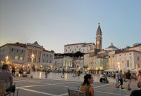 Piran am Abend, mediterranes Flair