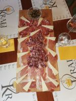 Alles hausgemacht und sehr lecker im Weingut Kralj